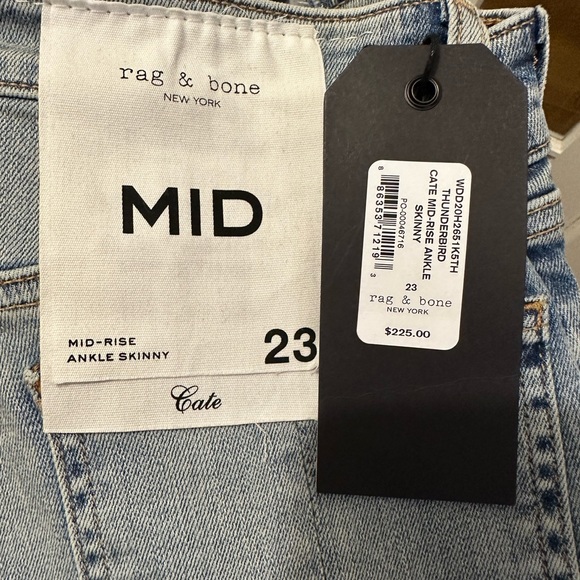 rag & bone Denim - Rag & Bone thunderbird cate mid rise jeans size 23